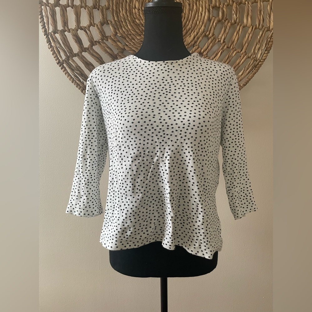 Polka Dot Charter Club Pima Cotton Top